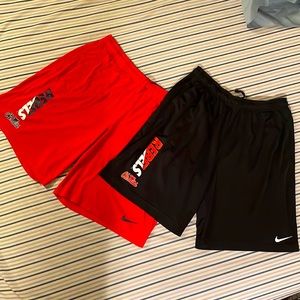 Nike Dri-Fit - L - Ole Miss Shorts (x2) Great Condition!
